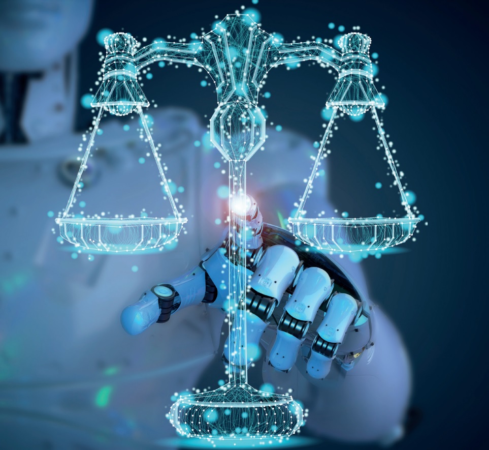 AI improve the justice system by expediting case analysis, legal research, fairer outcomes through data-driven insight.