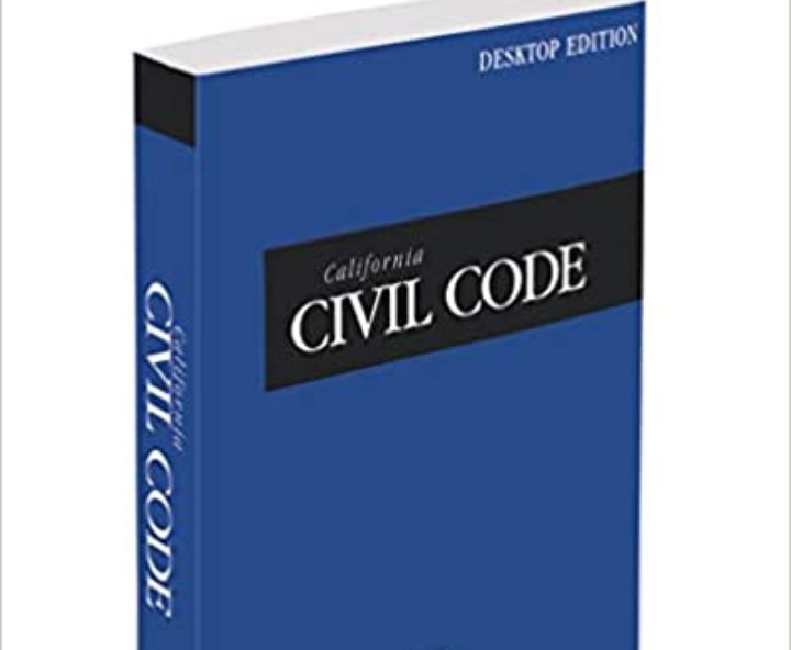 The California Civil Code is a collection of laws that governs civil matters in the state of California.