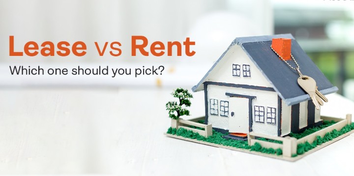 The main difference between lease property and rent property is the duration of the agreement