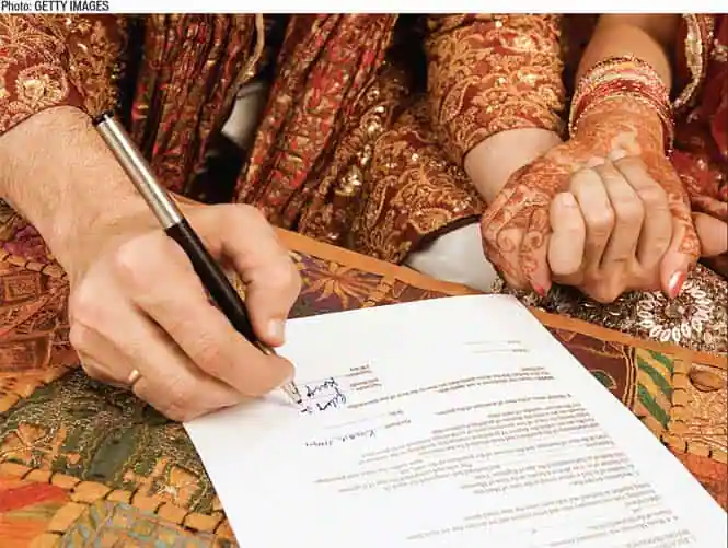 The Special Marriage Act 1954 allows interfaith, inter-caste marriages in India, a secular legal framework for the couples.