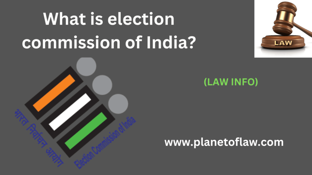 Election Commission of India is autonomous constitutional authority for administering, overseeing conduct of elections.