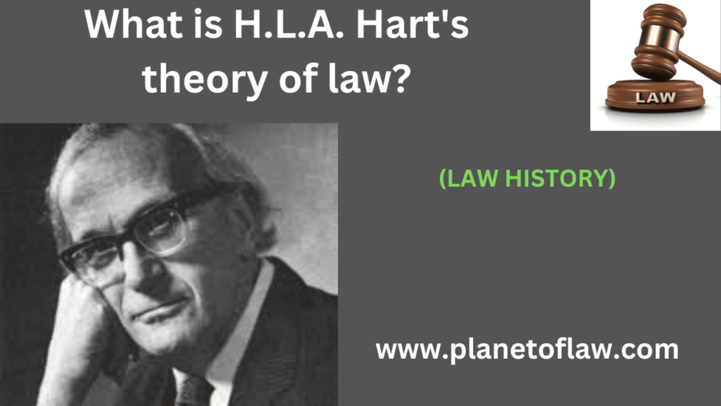 H.L.A. Hart, theory of law, developed influential theory known as "legal positivism." in his book "The Concept of Law"