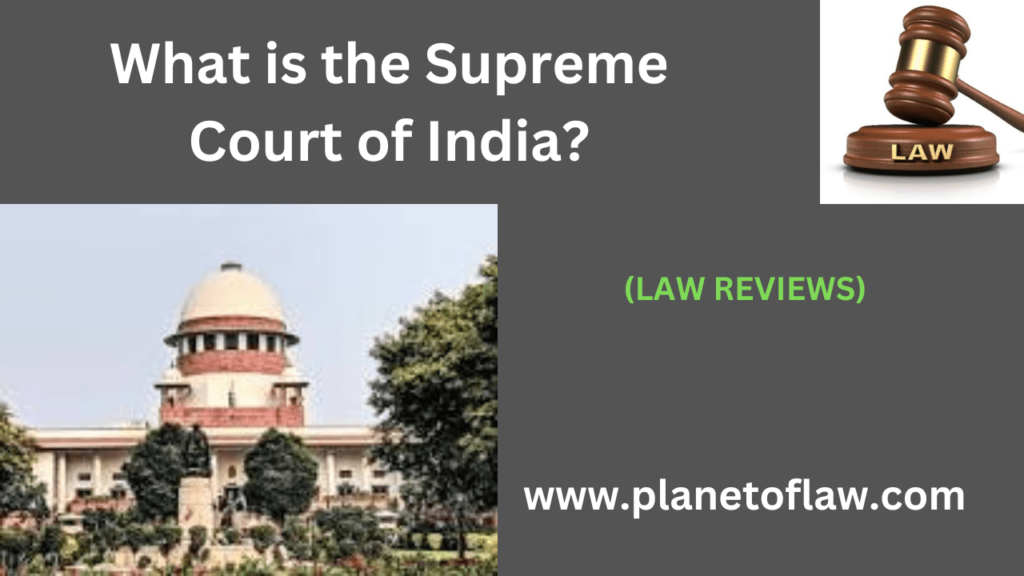 Supreme Court of India, highest judicial body serves as final court of appeal. Estb., January 28, 1950, located in New Delhi.